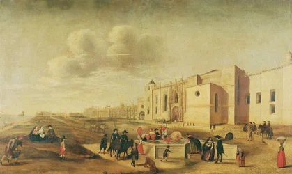 Vue du monastère et de la place de Belém